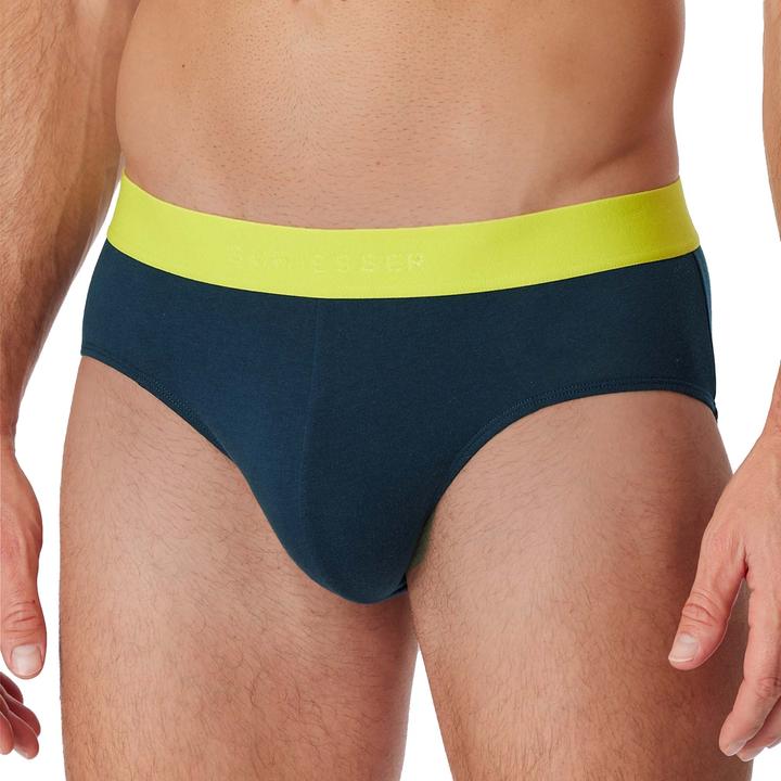 Produktbild Schiesser 3er Pack 95/5 Organic Cotton Rio Slip / Unterhose (M, 3er Pack)