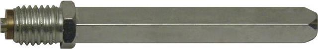Actual product image Nickal Interchangeable pin with M12 thread drilled on one side