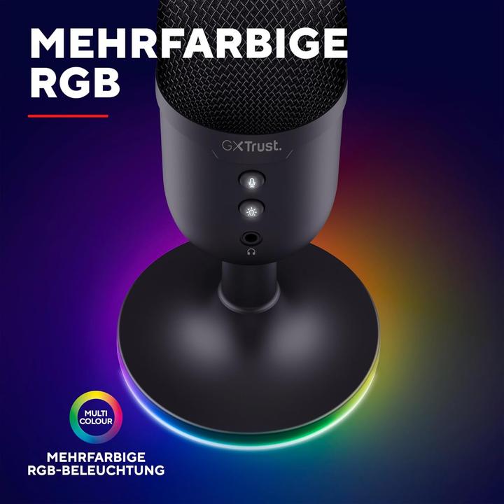 Produktbild Trust USB Streaming Mikrofon GXT 236 Yami für PC & Podcast