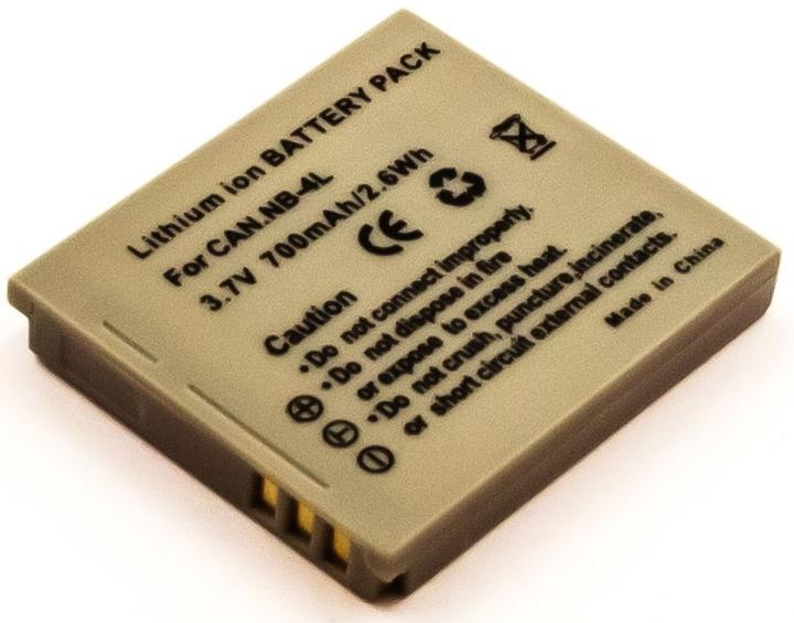 Actual product image AGI Battery compatible with Canon PowerShot ELPH 300 HS - Battery - 650 mAh (Camera battery)