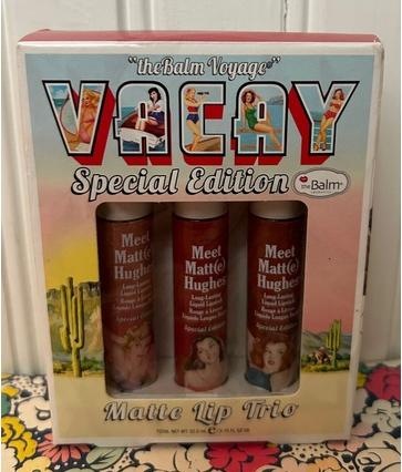 The Balm THE BALM Vacay Special Edition Matte Lip Trio matowa pomadka do ust 3szt.