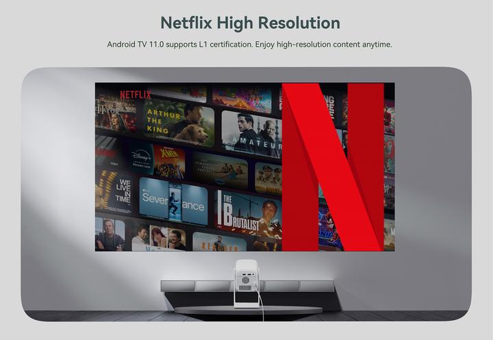 Actual product image Wanbo Cube 1 - Alpine White (350 lm, 1.2:1)