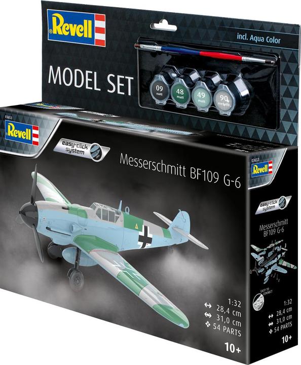 Produktbild Revell MS Messerschmitt Bf109G-6 easy-click-system