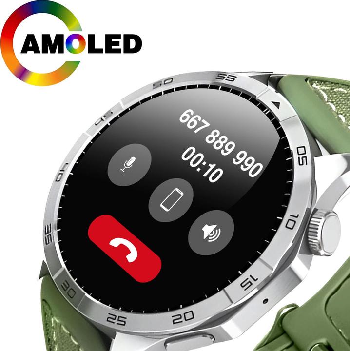 Actual product image xO smartwatch Watch 4 Amoled green