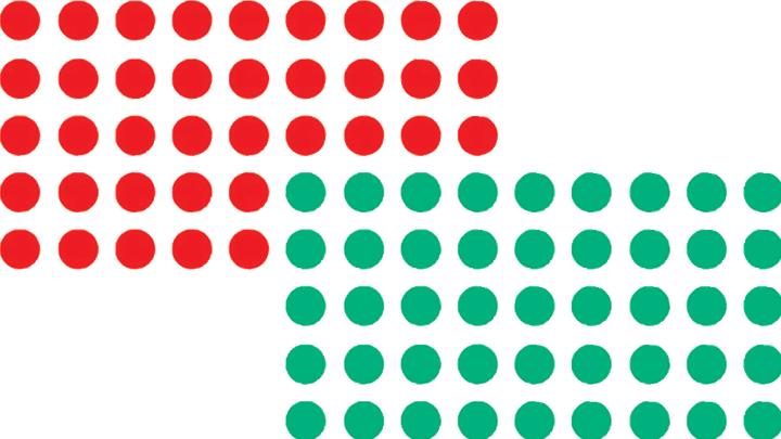 Actual product image Franken Training Dot self adhesive