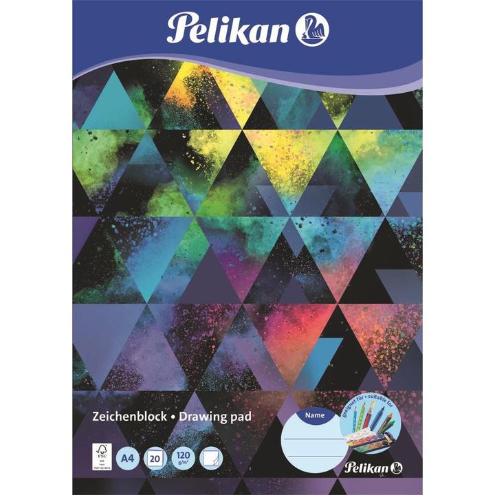 Immagine prodotto Pelikan Blocco da disegno A4 a 2 motivi 20 fogli (A4, Nessuna)