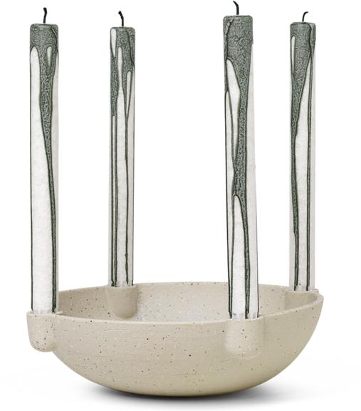 Actual product image Ferm Living Bowl Candle Holder (Ø 27 x 7 cm)