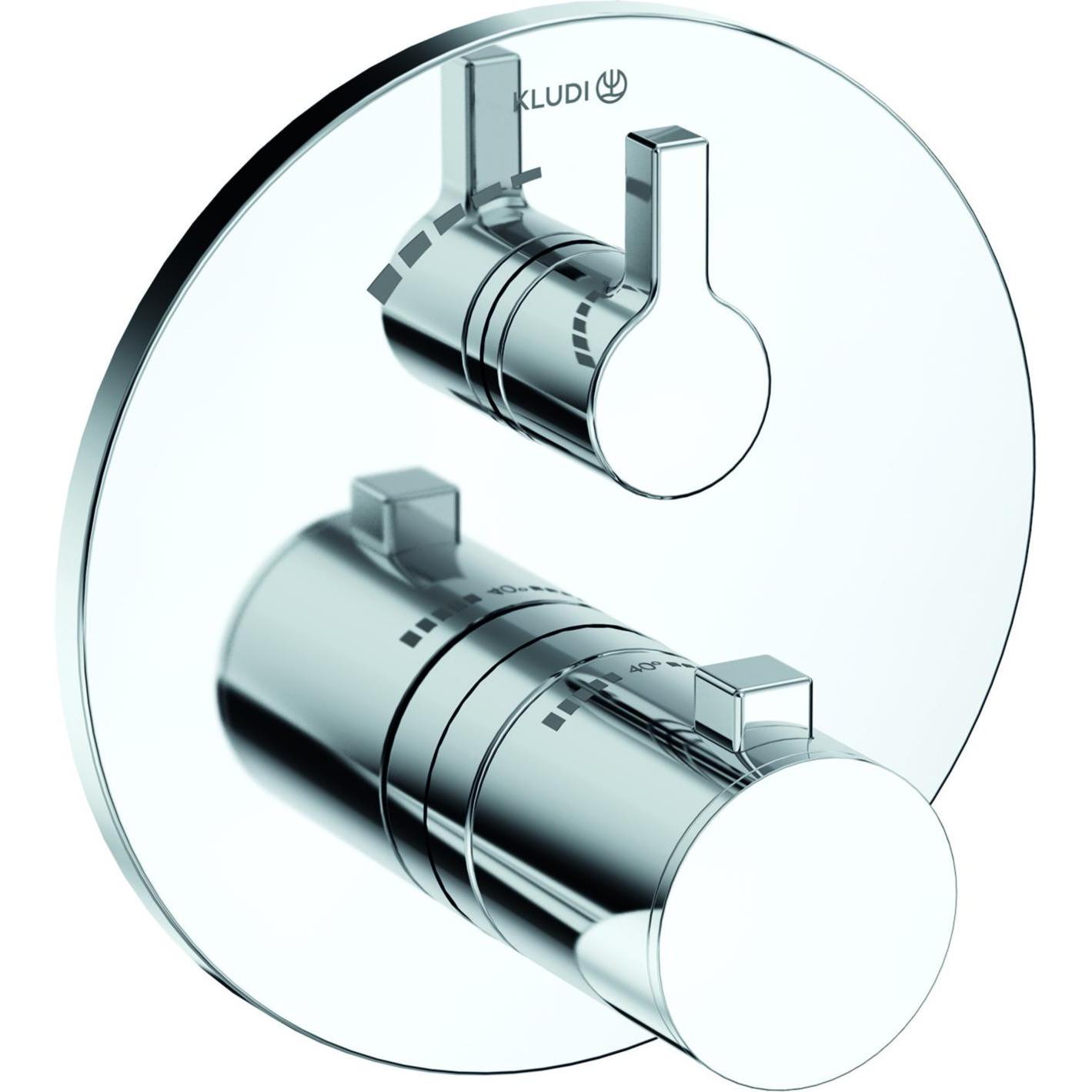 Kludi, Rubinetteria per bagno, NOVA FONTE PURISTIC Mitigeur thermostatique encastré pour douche, pour 1 consommateur, 208850515