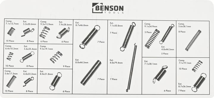 Produktbild Benson Federn-Set 150-teilig