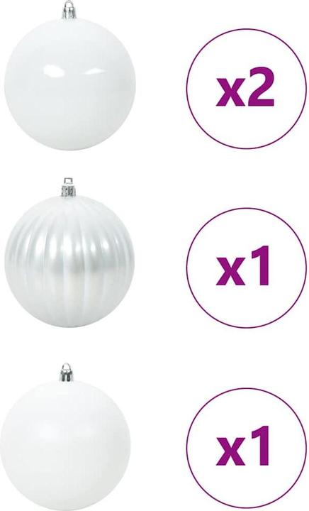 Produktbild vidaXL Weihnachtskugeln