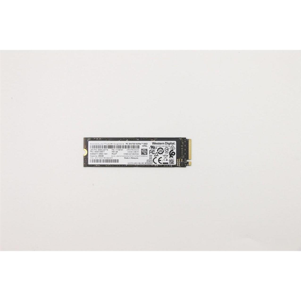 Lenovo 256G PCIe 3x4 (256 GB, M.2), SSD