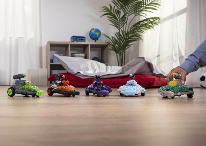 Actual product image Schleich Stone jet vehicle with Mini Cretaure