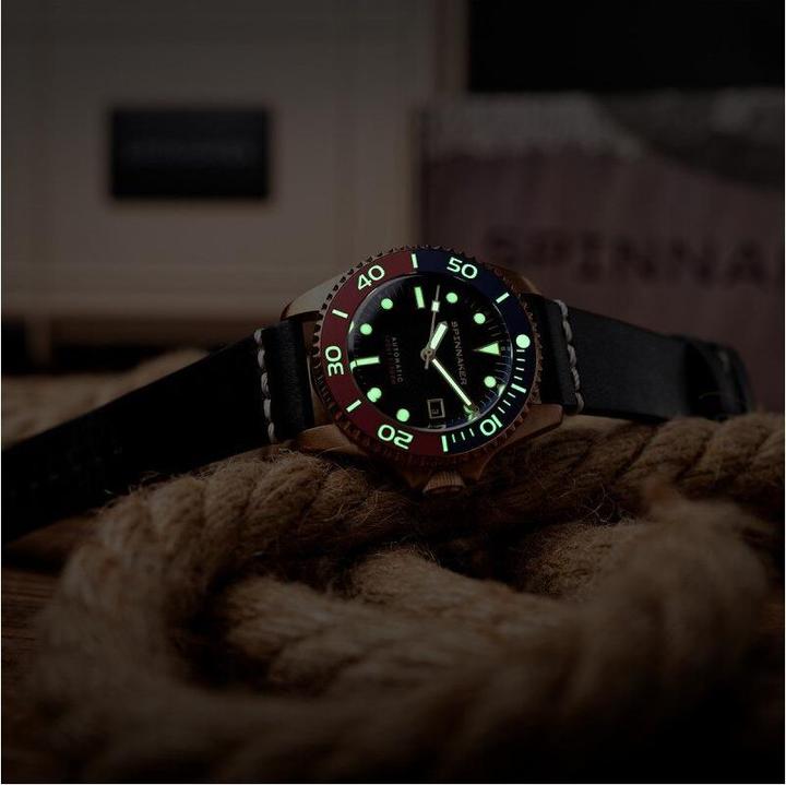 Image du produit Spinnaker SP-5060-08 Tesei Bronze suisse (Lunette tournante à gauche, Montre de plongée, 40 mm)