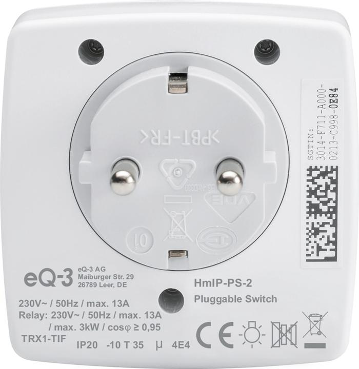 Produktbild Homematic IP Smart Home Schaltsteckdose HmIP-PS-2