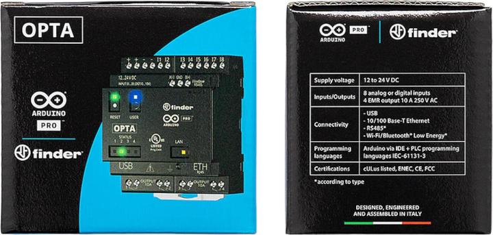 Produktbild Arduino Opta WiFi AFX00002 SPS-Kommunikationsmodul 12 V/DC, 24 V/DC