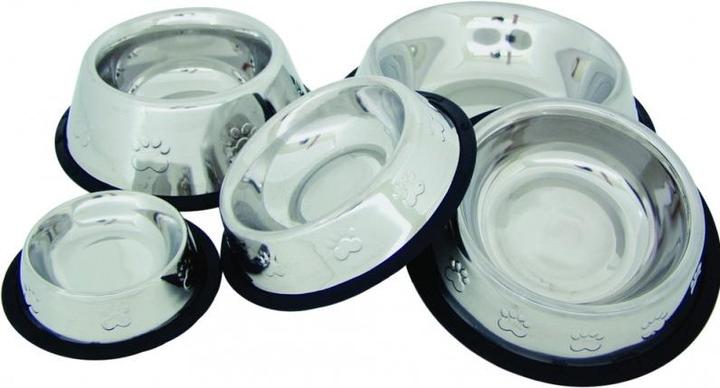 Actual product image Beeztees Bz Stainless Steel Bowl Antislip M Pf (0.90 l)