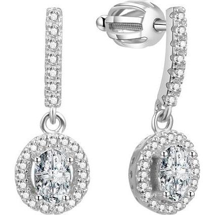 Beneto, Ohrringe, Silver earrings with zircons TAGUP1647S (L)
