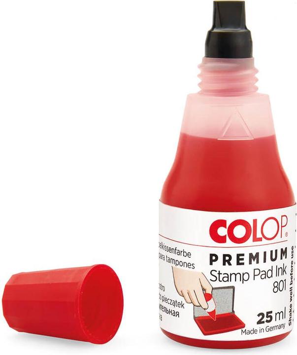 Produktbild Colop Stempelfarbe 801, 25 ml, Schwarz
