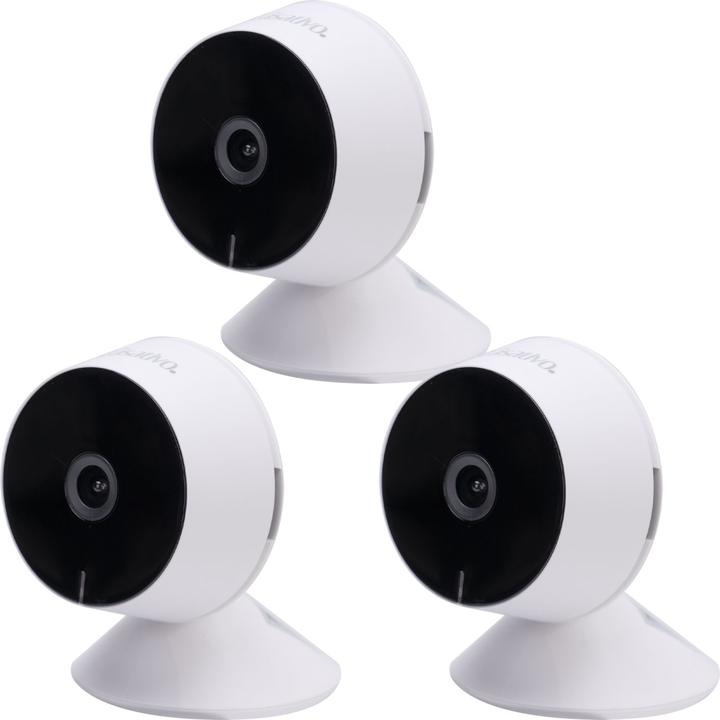 Produktbild Casativo 3er-Set Full-HD IP-Überwachungskamera, smarte IR-Nachtsicht (1920 x 1080 Pixels)