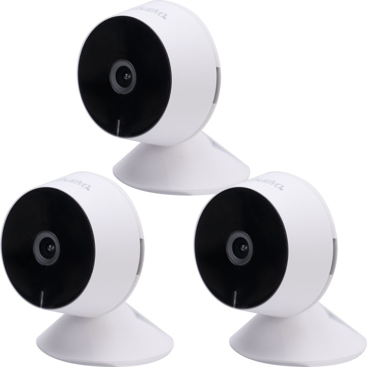 Produktbild Casativo 3er-Set Full-HD IP-Überwachungskamera, smarte IR-Nachtsicht (1920 x 1080 Pixels)