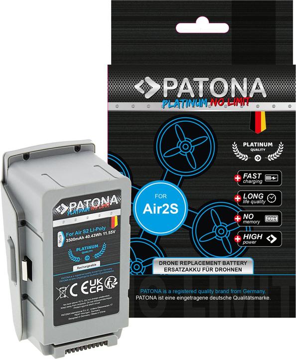 Actual product image Patona Platinum Battery DJI Air 2S (Drone battery, DJI Mavic Air 2)