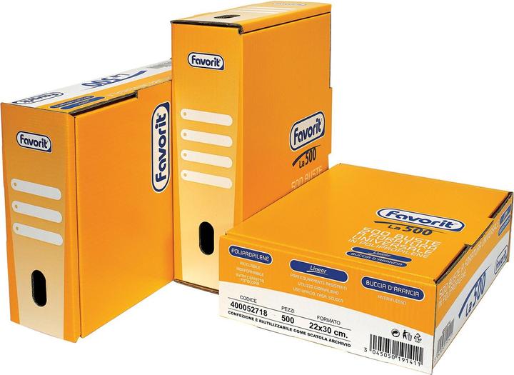 Produktbild Favorit La500 Schutzblatt 210 x 297 mm (A4) Polypropylen (PP) 500 Stück(e) (500 x)