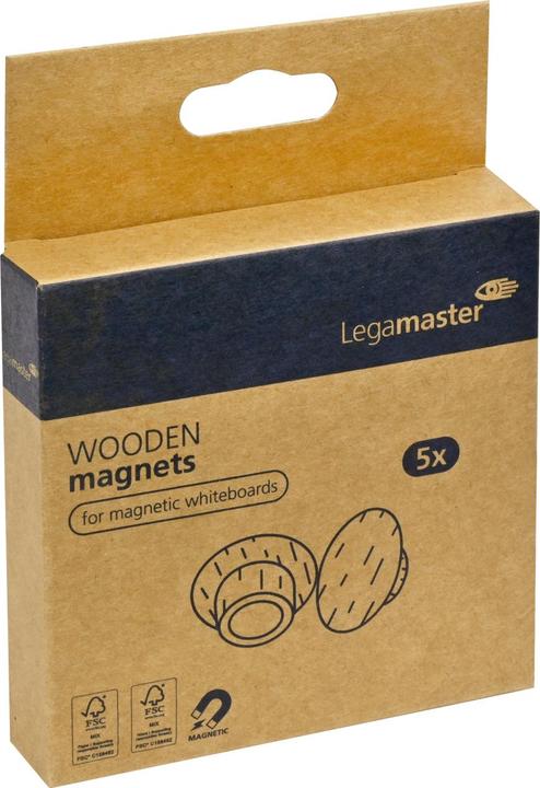 Image du produit Legamaster WOODEN - Aimant (5x)