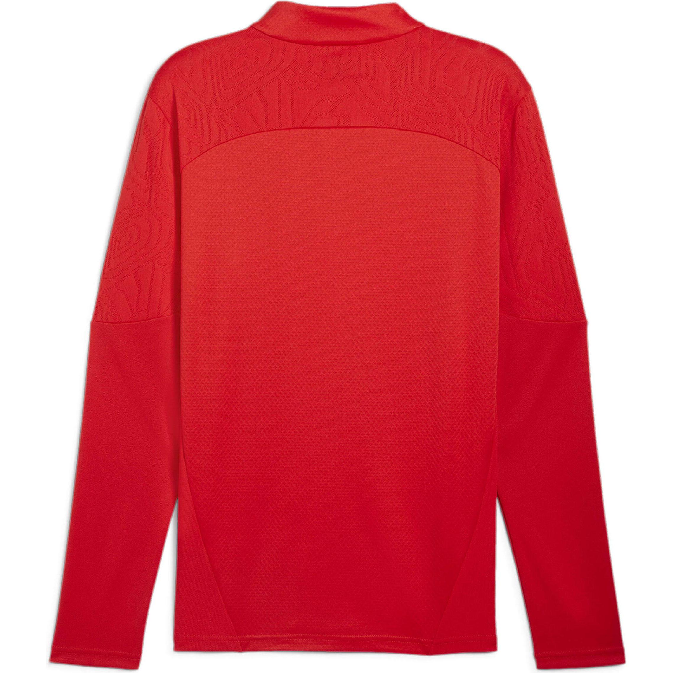 Thumbnail - Puma, Herren, Sportshirt, 1/4-zip-trainingoberteil tade rennai 2024/25 (S), Rot, S