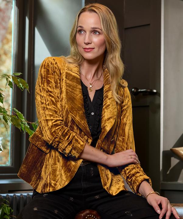 Immagine prodotto Joe Browns Velour Leaf Print Jacket (44)