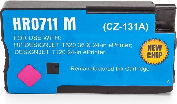 Actual product image Hermex Alternative ink cartridge to HP 711 (M)