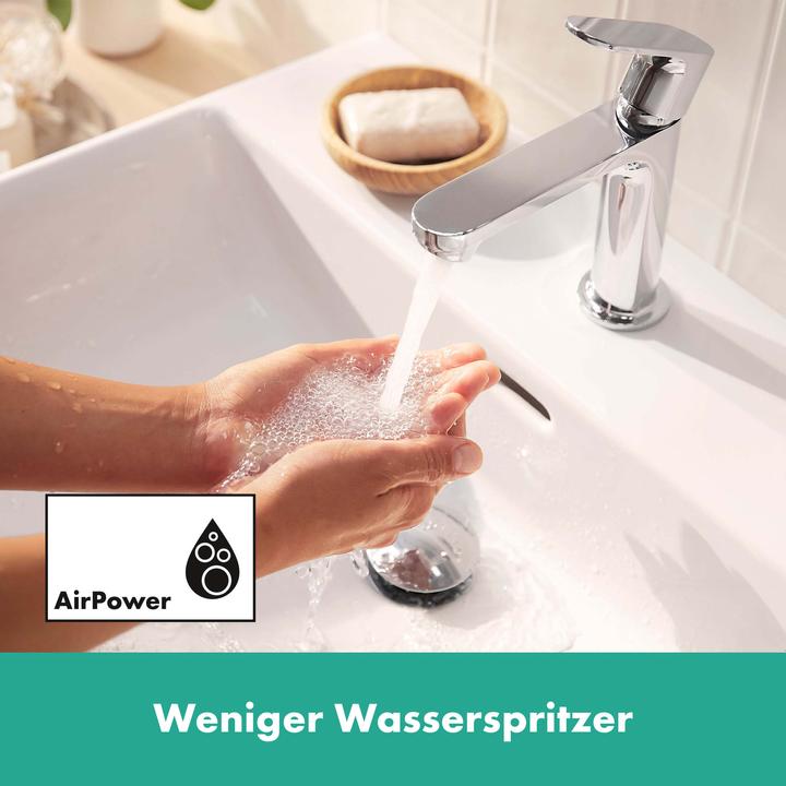 Produktbild hansgrohe HG Einhebel-Waschtischmischer Rebris S 110 CoolStart, ohne Ablaufgarnitur chrom