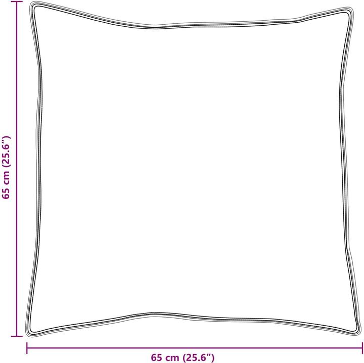 Produktbild vidaXL Bettkissen (65 x 65 cm)