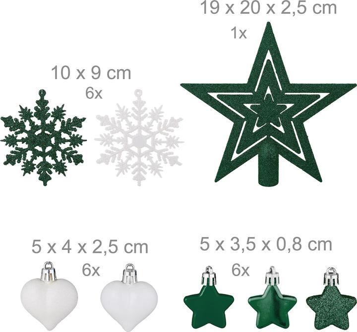 Actual product image Relaxdays christmas decorations (101 -part)