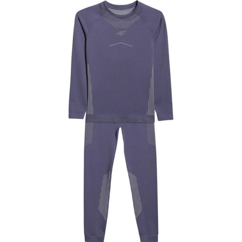 4F, Bambini, Intimo termico, Nahtlose Unterwäsche für Jungen, marineblau (164), Blu, 164