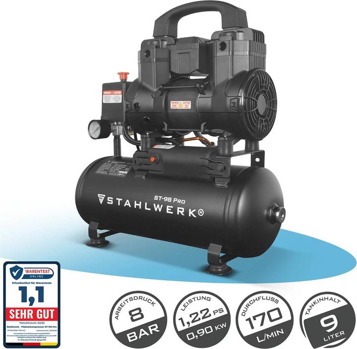 Stahlwerk ST-98 Pro (9 l, 8 Bar)