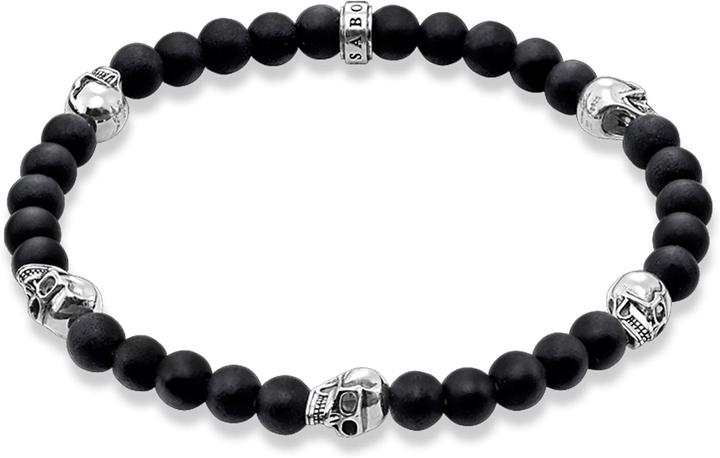 Thomas Sabo Bracciale In Argento 925 - Design Venezia Con Ciondolo A Moneta, Placcato Oro, Regolabile E Personalizzabile