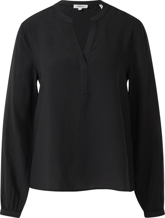 Immagine prodotto s.Oliver Bluse Tunikabluse mit Ärmelraffung und V-Ausschnitt (48)
