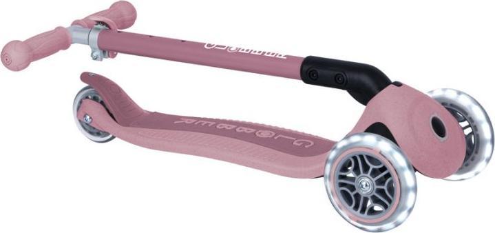 Actual product image Globber PRIMO FOLDABLE LIGHTS ECO berry, with illuminated castors