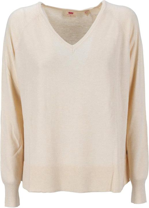 Produktbild Levis Petal Vneck Sweater Pullover voor dames, White Swan, XS (XS)