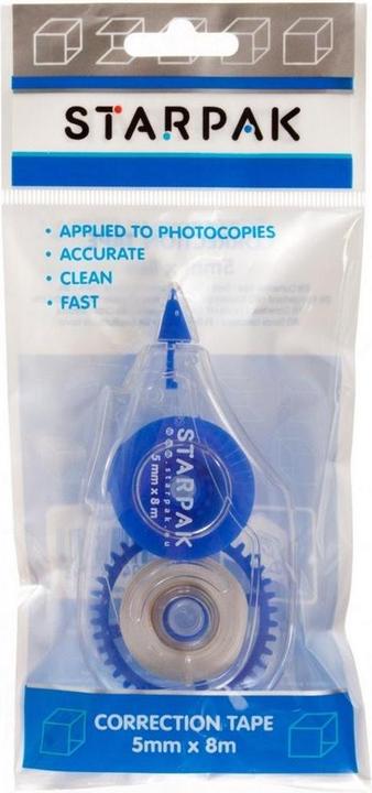 Starpak concealer in tape 5mmx8m of pouch with inc