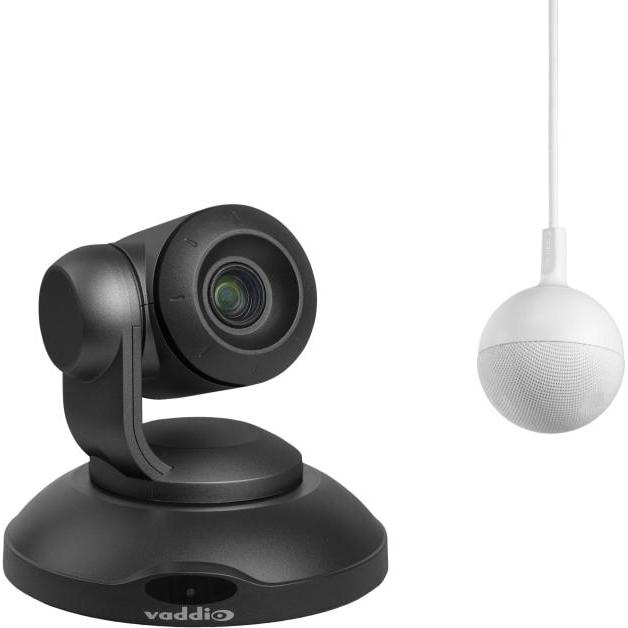 Thumbnail - Vaddio ConferenceSHOT AV Bundle CeilingMIC 1, Konferenzgerät, Schwarz