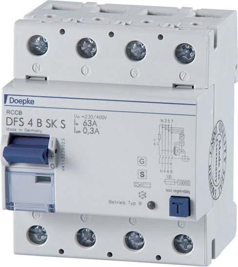 Produktbild Doepke DOEP DFS4 040-4/0,30-B SK S FI-Schutzschalter DFS4 4-pol. 40