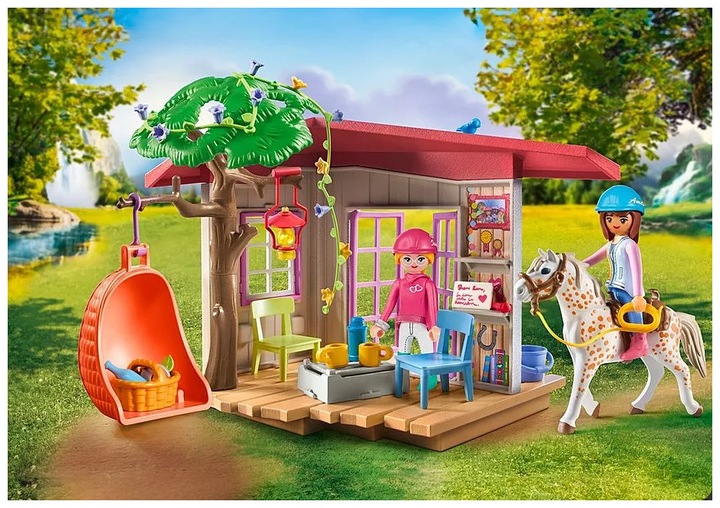 Immagine prodotto Playmobil 71638 Playm. Clubhouse segreta per gli appassionati di cavalli (71638, Cavalli Playmobil della cascata)