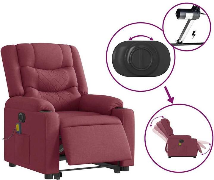 Image du produit vidaXL Massagesessel mit Aufstehhilfe