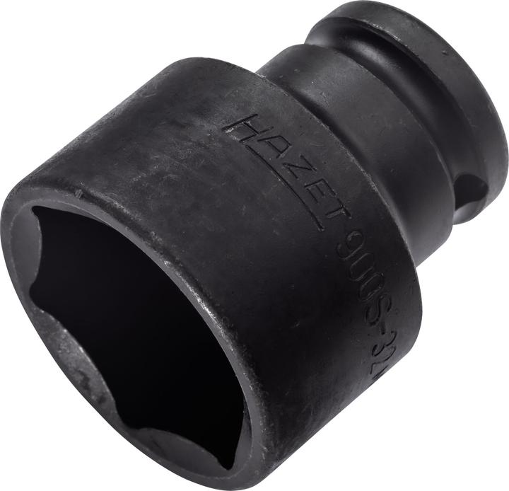 HAZET Schlag-, Maschinenschrauber Steckschlüsseleinsatz ∙ Sechskant 900S-32 ∙ Vierkant12,5 mm (1/2 … (32 mm)