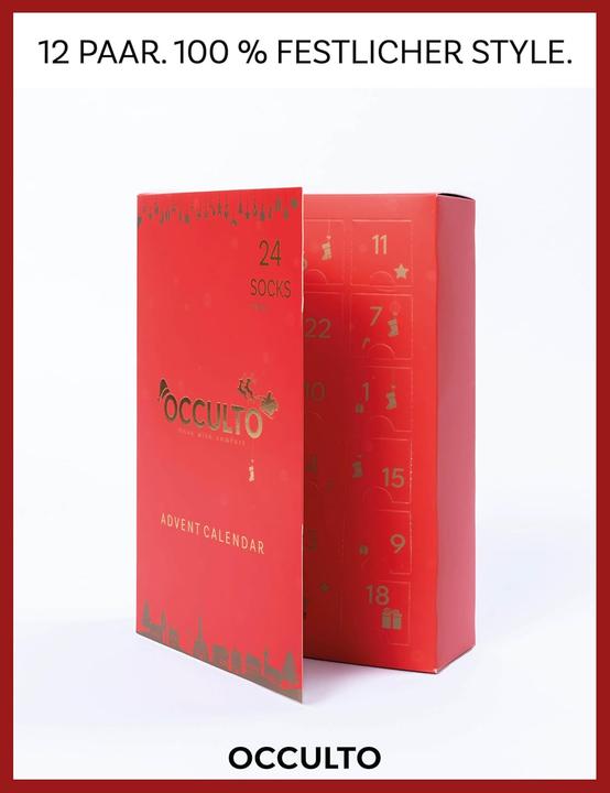Immagine prodotto Occulto Damen & Herren Adventskalender Socken (39 - 42)