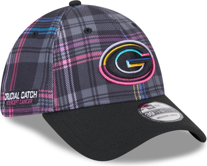 Actual product image New Era 39Thirty Cap - CRUCIAL CATCH Green Bay Packers - S/M (S, M)
