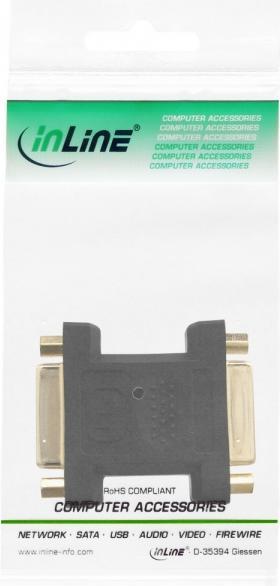 Produktbild InLine DVI-I Adapter (DVI, 14 cm)
