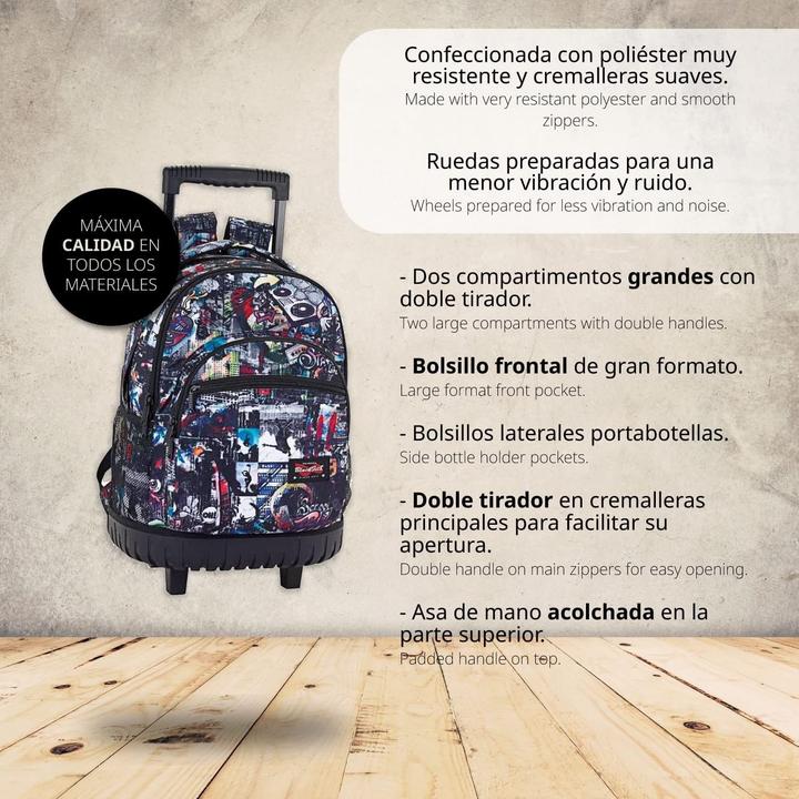 Actual product image Ofituria Urban Backpack with Trolley