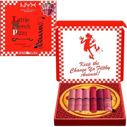 NYX Professional Make-Up, Lippenstift + Lipgloss, Nyx Professional Makeup Home Alone Butter Gloss Pizza Vault Pink und R...